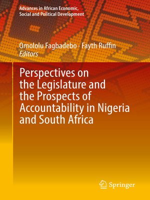 cover image of Perspectives on the Legislature and the Prospects of Accountability in Nigeria and South Africa